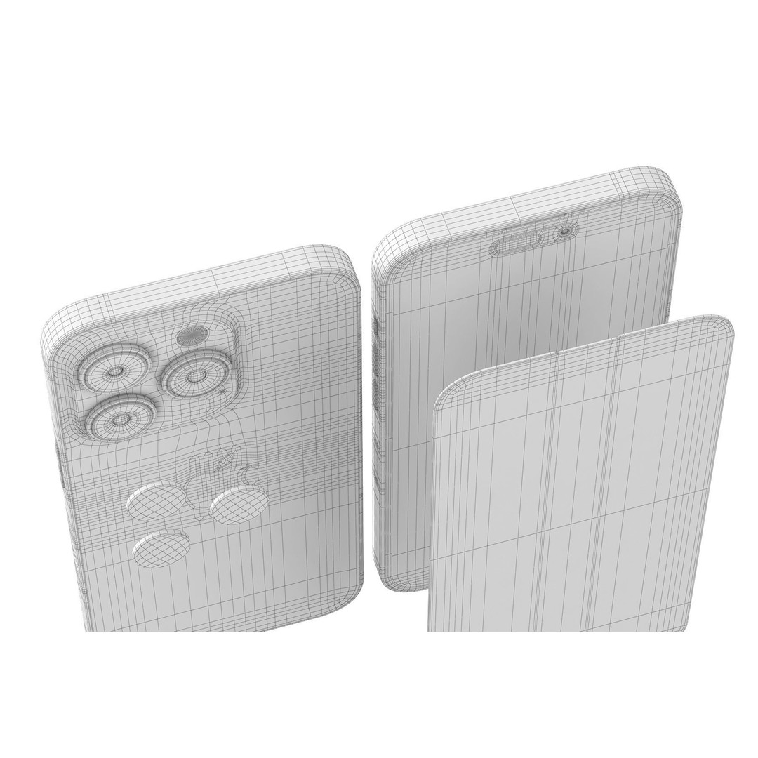 Apple iPhone 14 3D Model – Realistic PBR Game-Ready Asset, FBX, OBJ - View 16