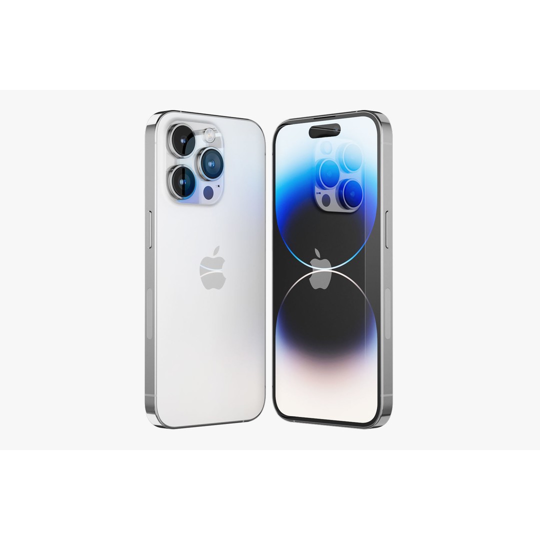 Apple iPhone 14 3D Model – Realistic PBR Game-Ready Asset, FBX, OBJ - View 22