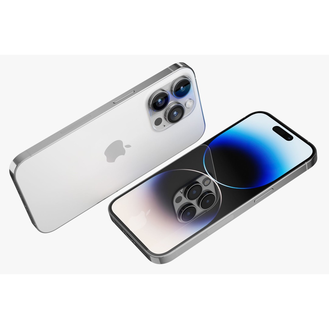 Apple iPhone 14 3D Model – Realistic PBR Game-Ready Asset, FBX, OBJ - View 23