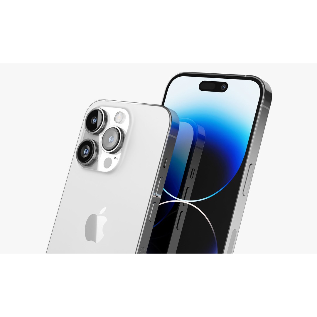 Apple iPhone 14 3D Model – Realistic PBR Game-Ready Asset, FBX, OBJ - View 25