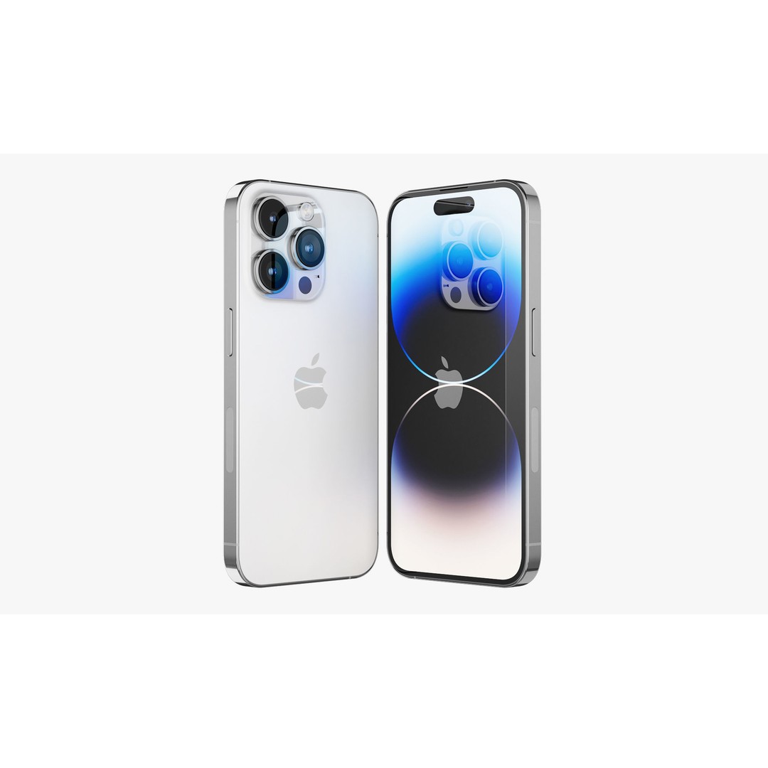 Apple iPhone 14 3D Model – Realistic PBR Game-Ready Asset, FBX, OBJ - View 26