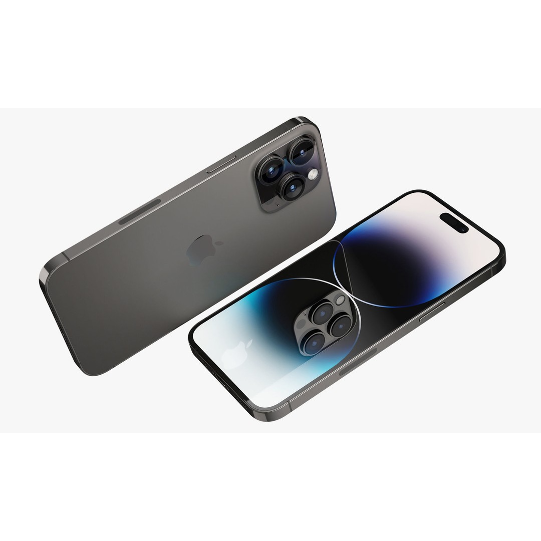 Apple iPhone 14 3D Model – Realistic PBR Game-Ready Asset, FBX, OBJ - View 28
