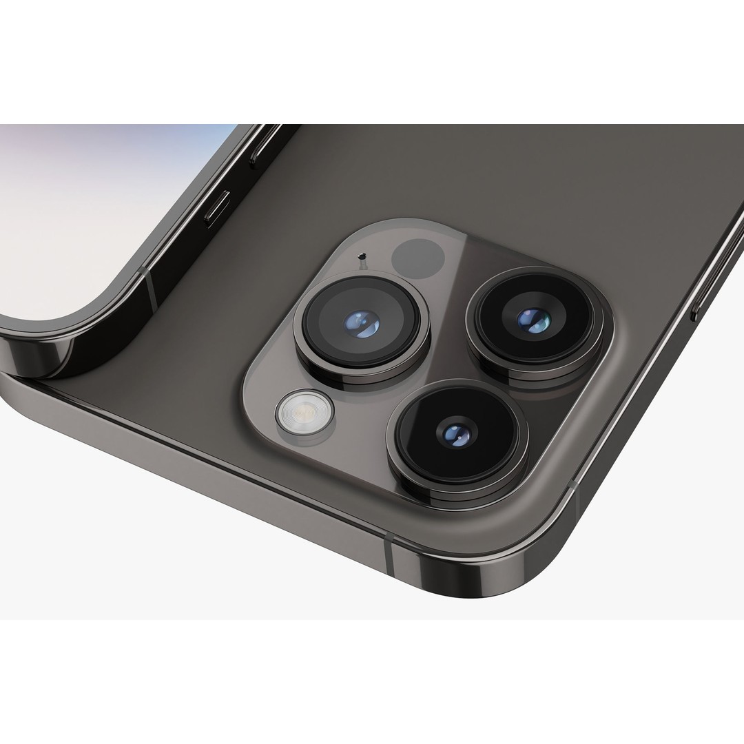Apple iPhone 14 3D Model – Realistic PBR Game-Ready Asset, FBX, OBJ - View 32