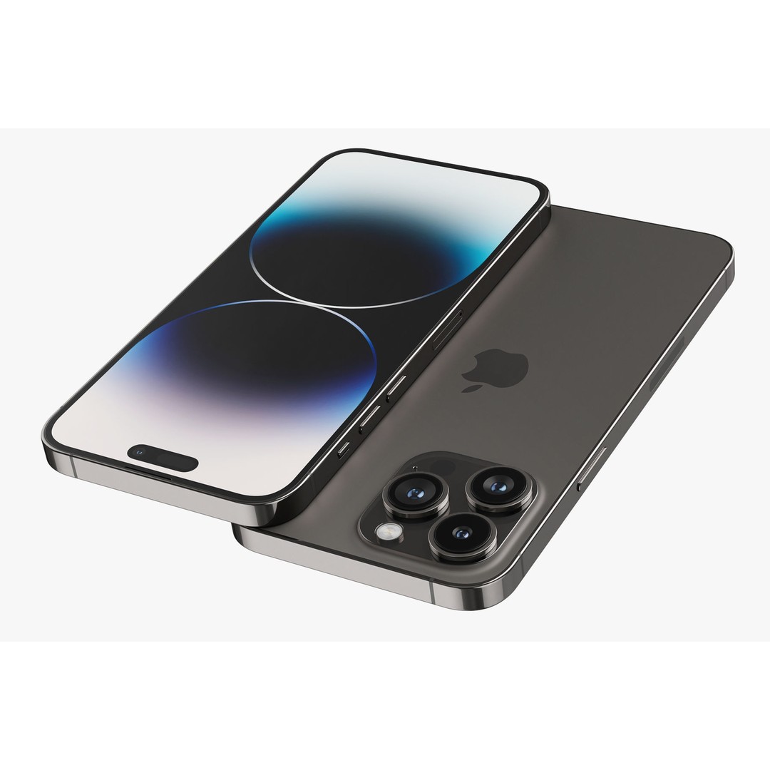 Apple iPhone 14 3D Model – Realistic PBR Game-Ready Asset, FBX, OBJ - View 34