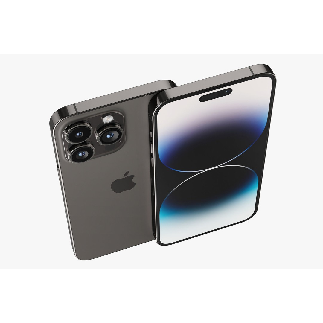 Apple iPhone 14 3D Model – Realistic PBR Game-Ready Asset, FBX, OBJ - View 35