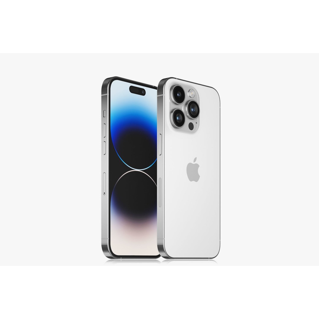 Apple iPhone 14 3D Model – Realistic PBR Game-Ready Asset, FBX, OBJ - View 4
