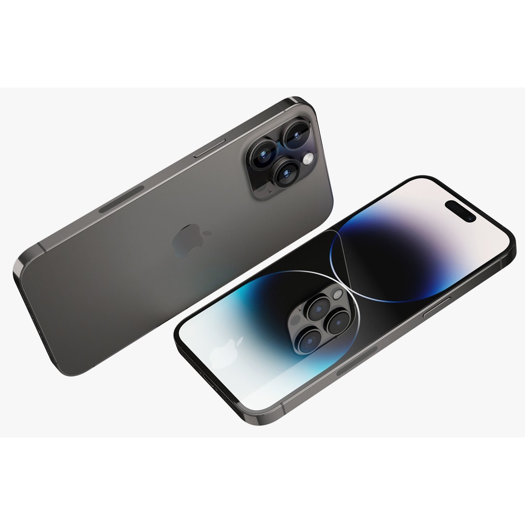 Apple iPhone 14 3D Model – Realistic PBR Game-Ready Asset, FBX, OBJ - View 46