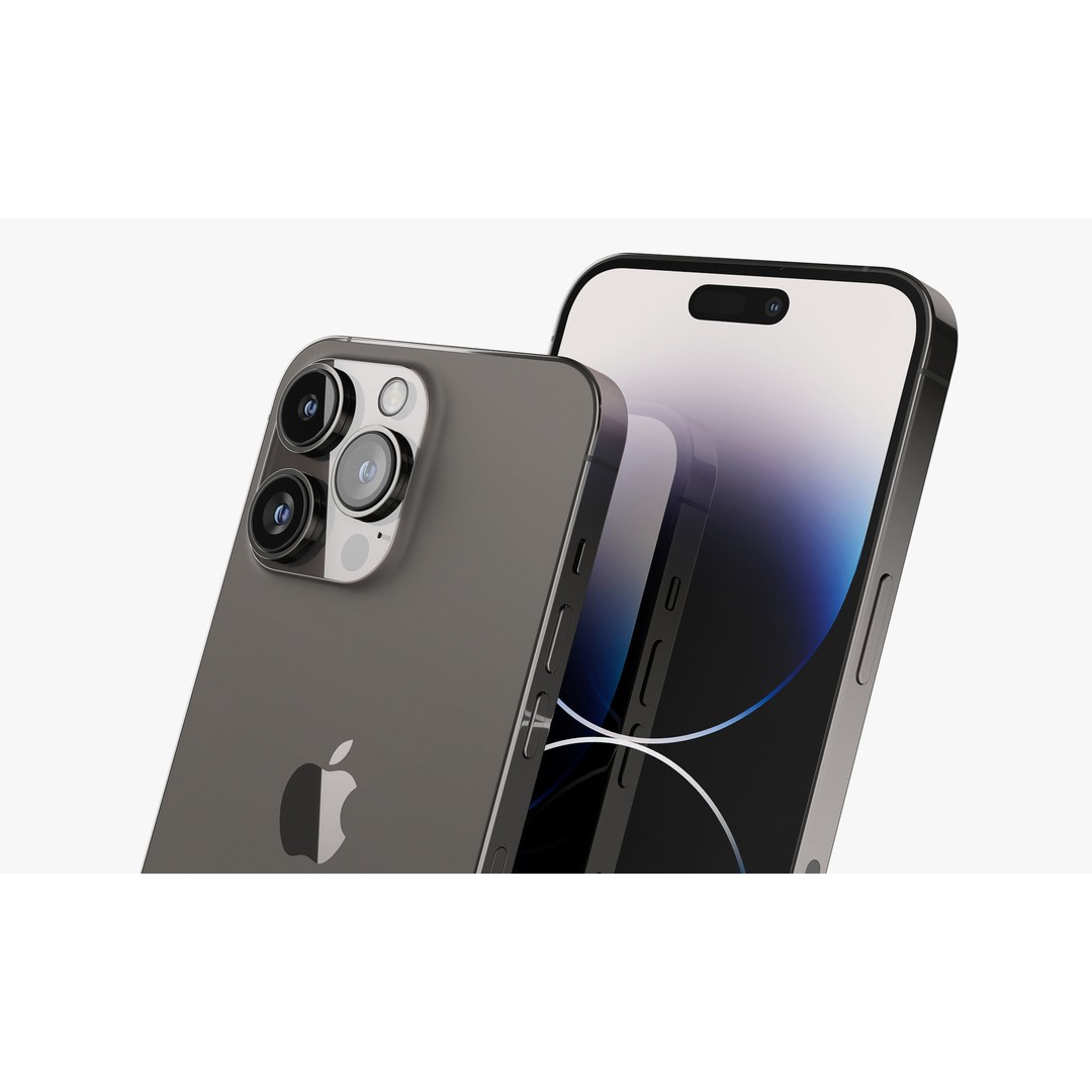 Apple iPhone 14 3D Model – Realistic PBR Game-Ready Asset, FBX, OBJ - View 48