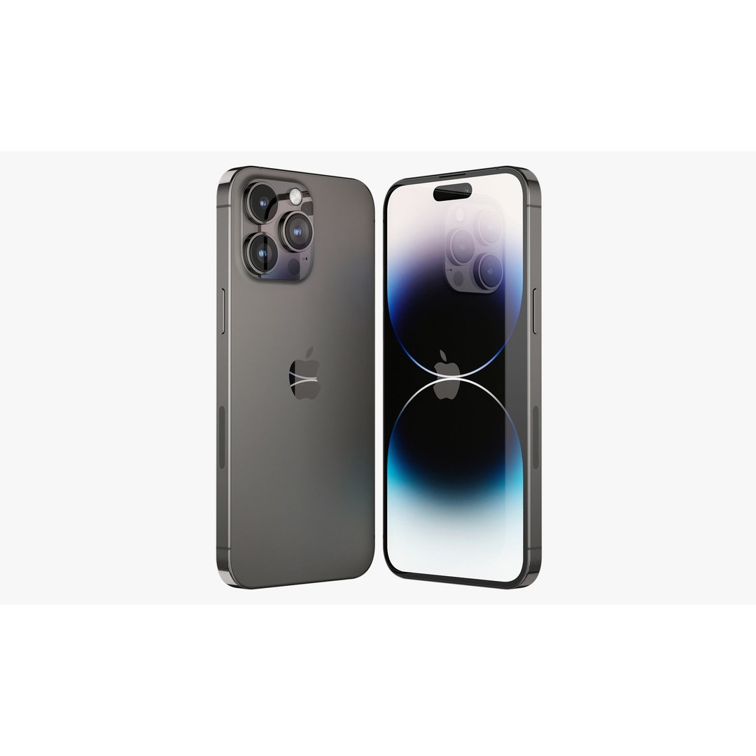 Apple iPhone 14 3D Model – Realistic PBR Game-Ready Asset, FBX, OBJ - View 49
