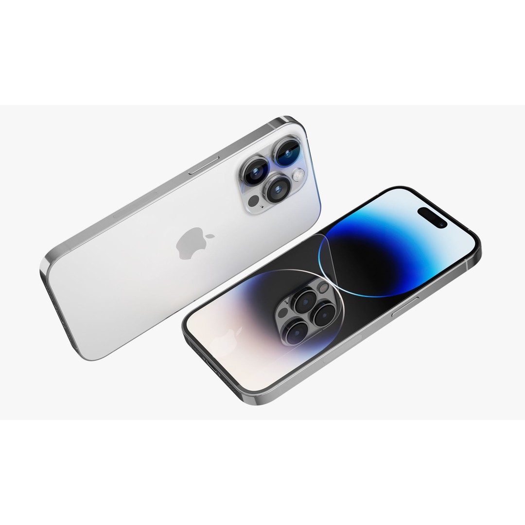 Apple iPhone 14 3D Model – Realistic PBR Game-Ready Asset, FBX, OBJ - View 5