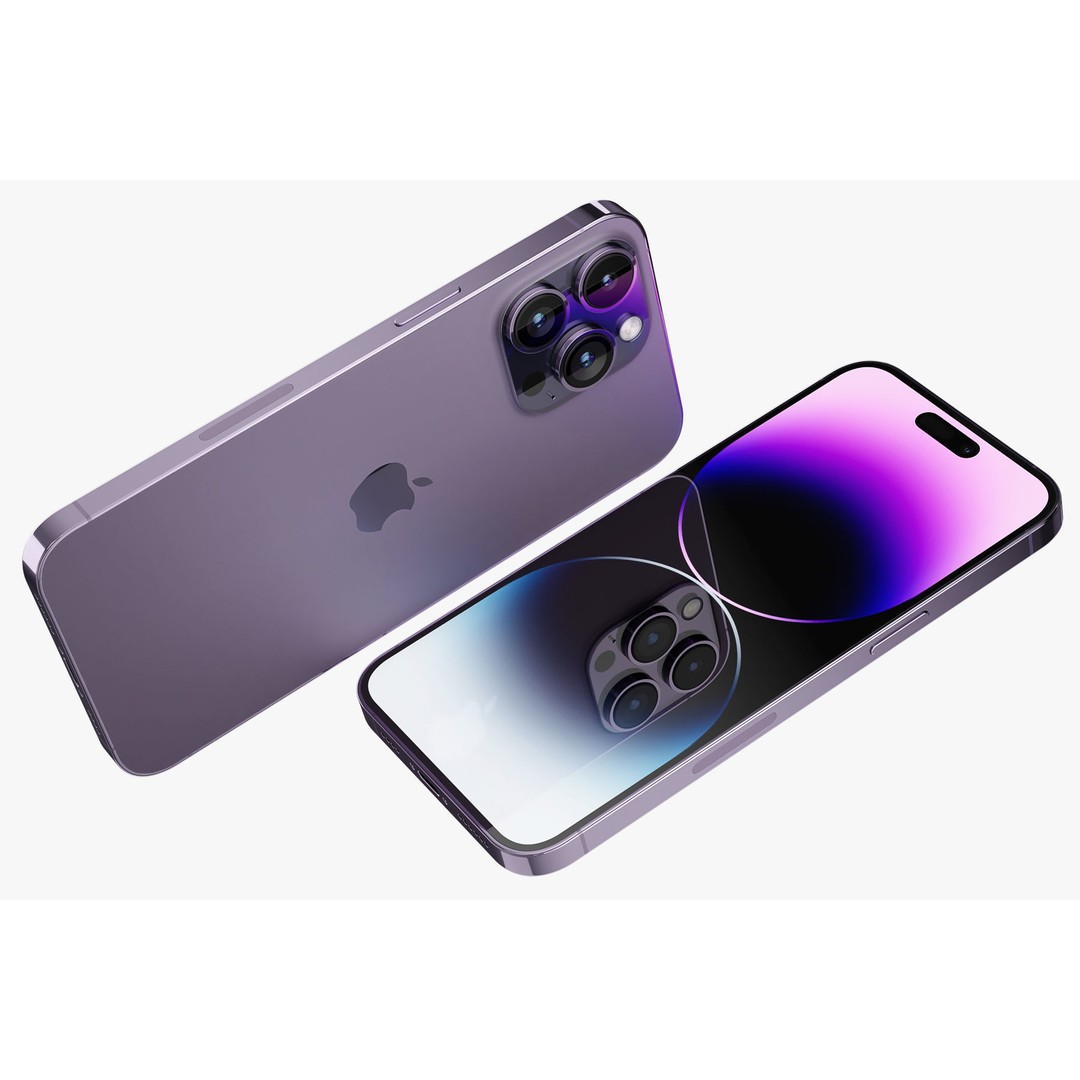 Apple iPhone 14 3D Model – Realistic PBR Game-Ready Asset, FBX, OBJ - View 51