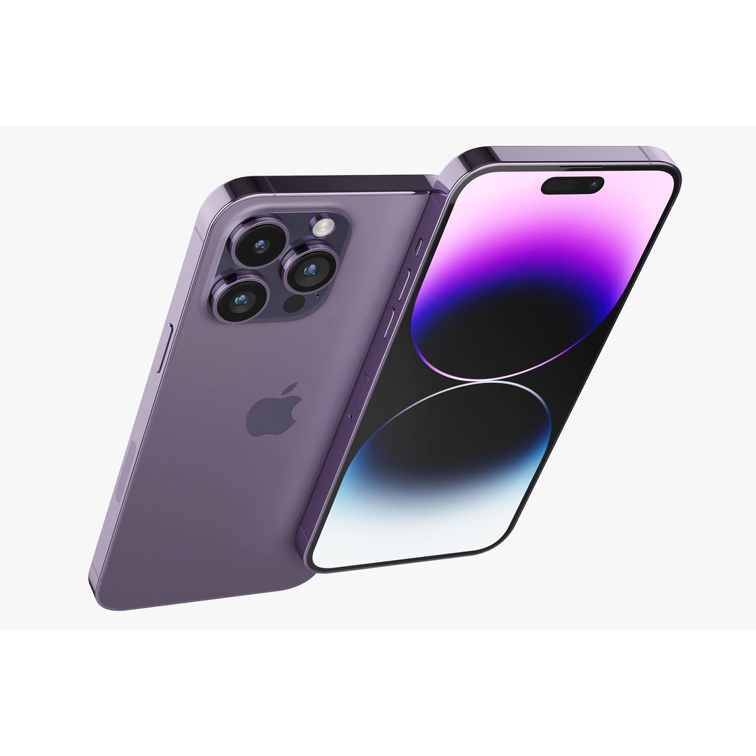 Apple iPhone 14 3D Model – Realistic PBR Game-Ready Asset, FBX, OBJ - View 52