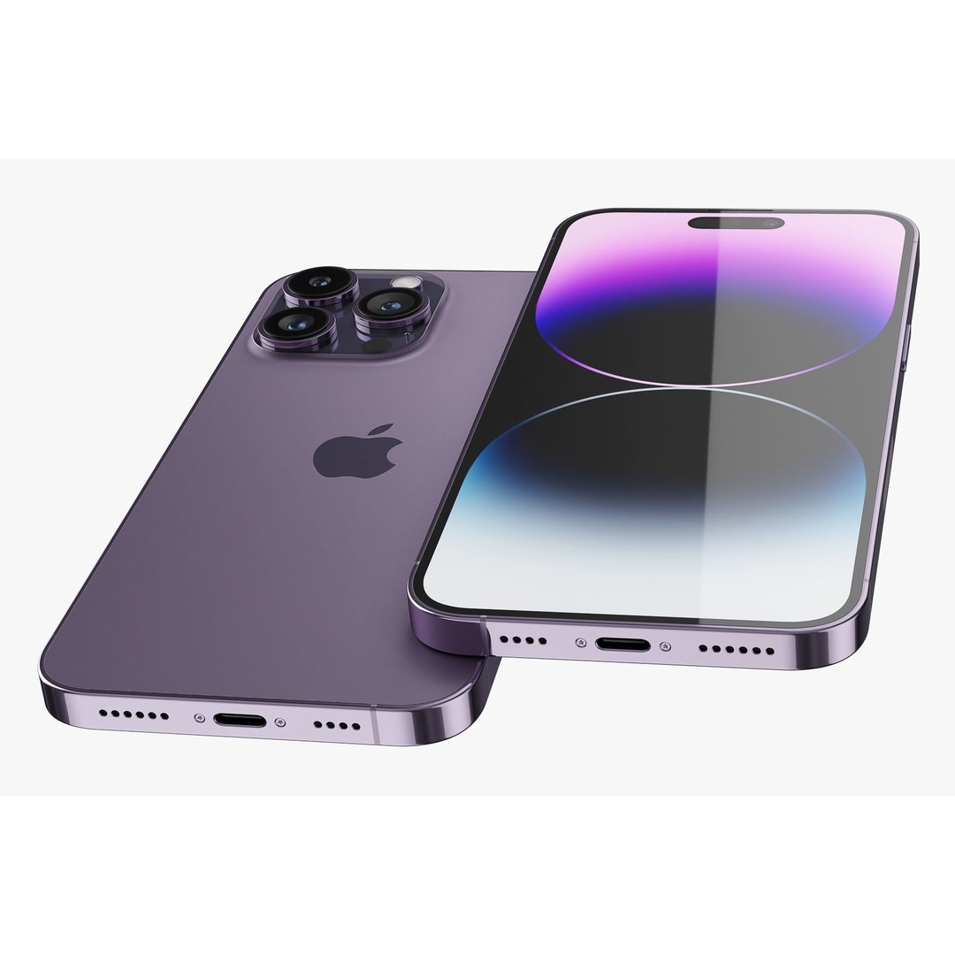Apple iPhone 14 3D Model – Realistic PBR Game-Ready Asset, FBX, OBJ - View 53