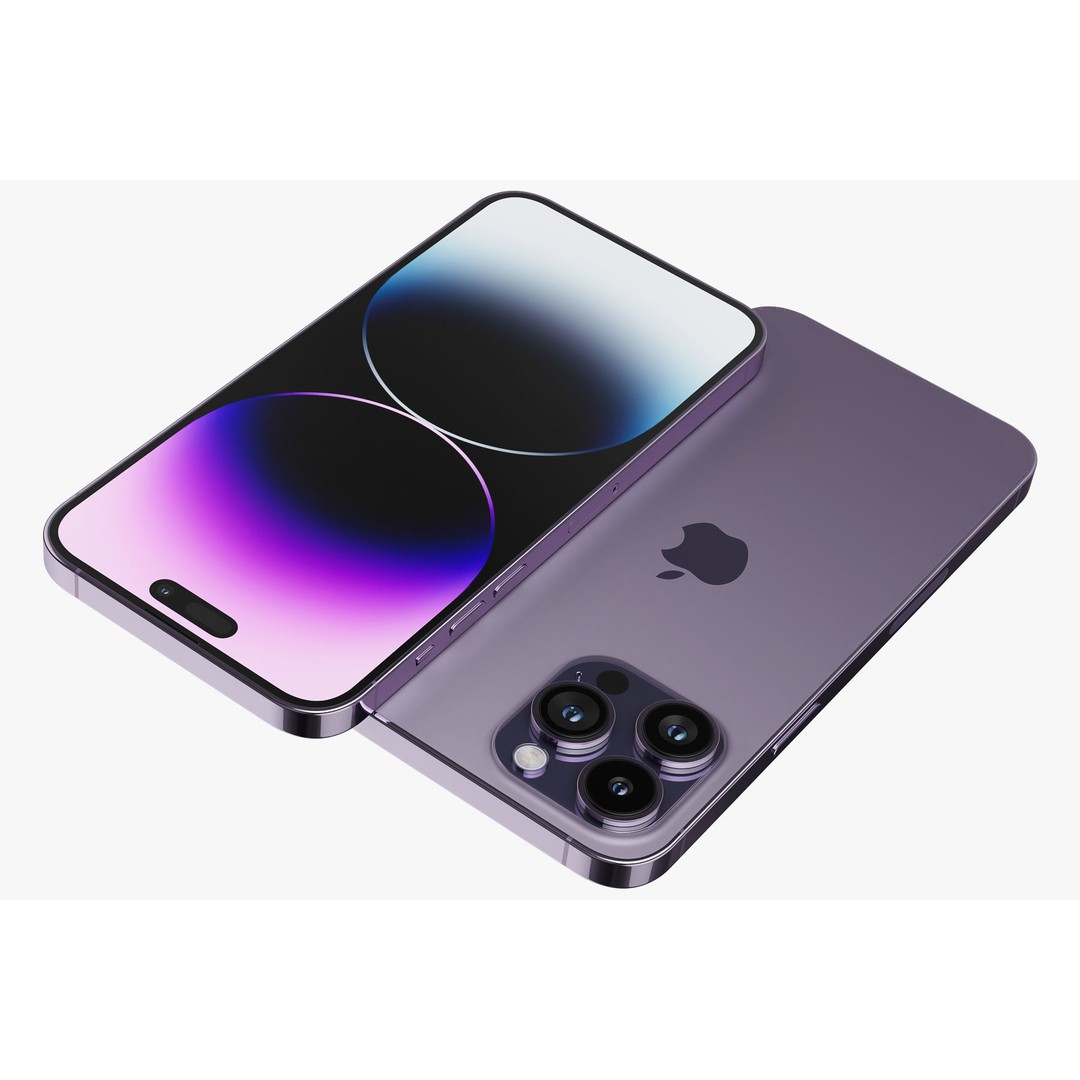 Apple iPhone 14 3D Model – Realistic PBR Game-Ready Asset, FBX, OBJ - View 55