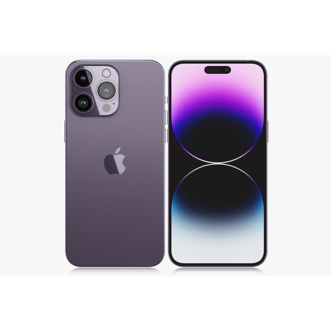Apple iPhone 14 3D Model – Realistic PBR Game-Ready Asset, FBX, OBJ - View 57