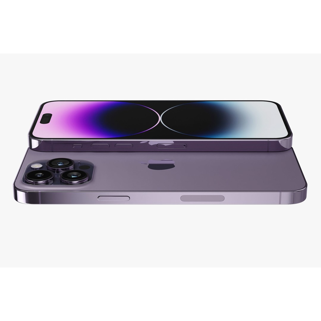 Apple iPhone 14 3D Model – Realistic PBR Game-Ready Asset, FBX, OBJ - View 58