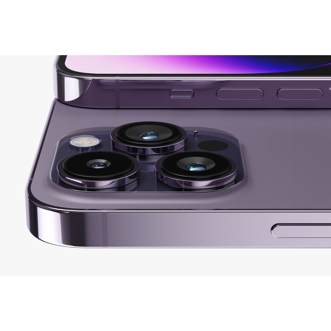 Apple iPhone 14 3D Model – Realistic PBR Game-Ready Asset, FBX, OBJ - View 59