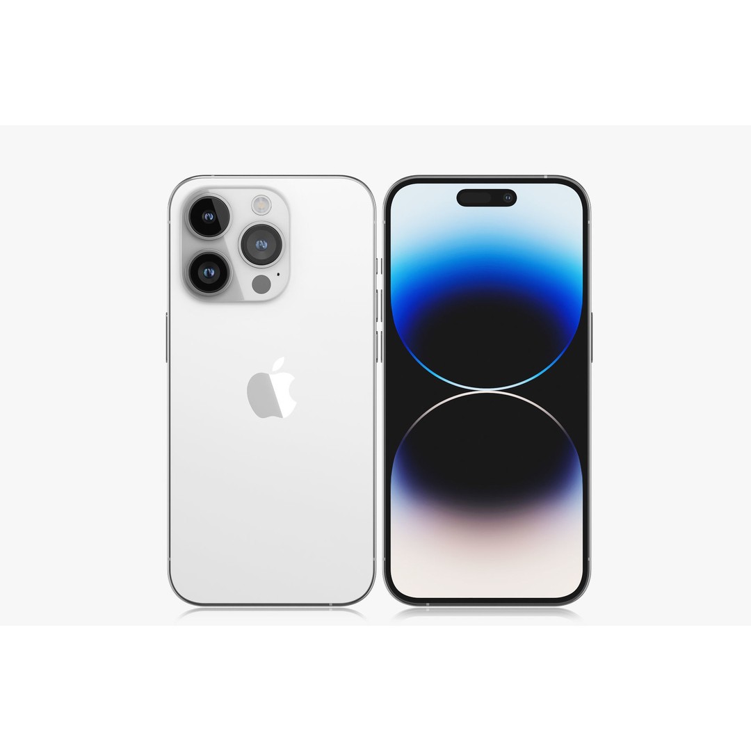 Apple iPhone 14 3D Model – Realistic PBR Game-Ready Asset, FBX, OBJ - View 6