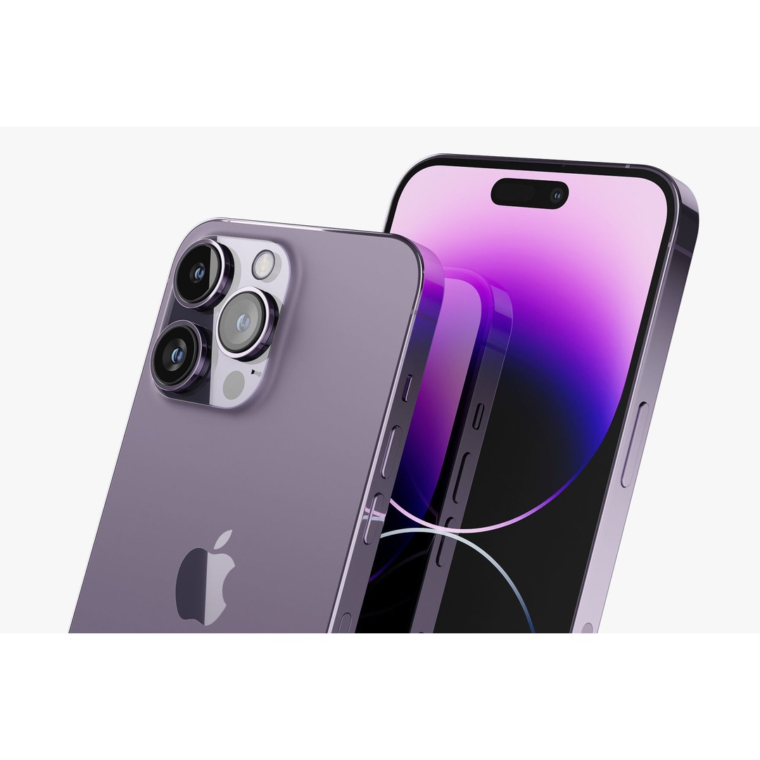 Apple iPhone 14 3D Model – Realistic PBR Game-Ready Asset, FBX, OBJ - View 60