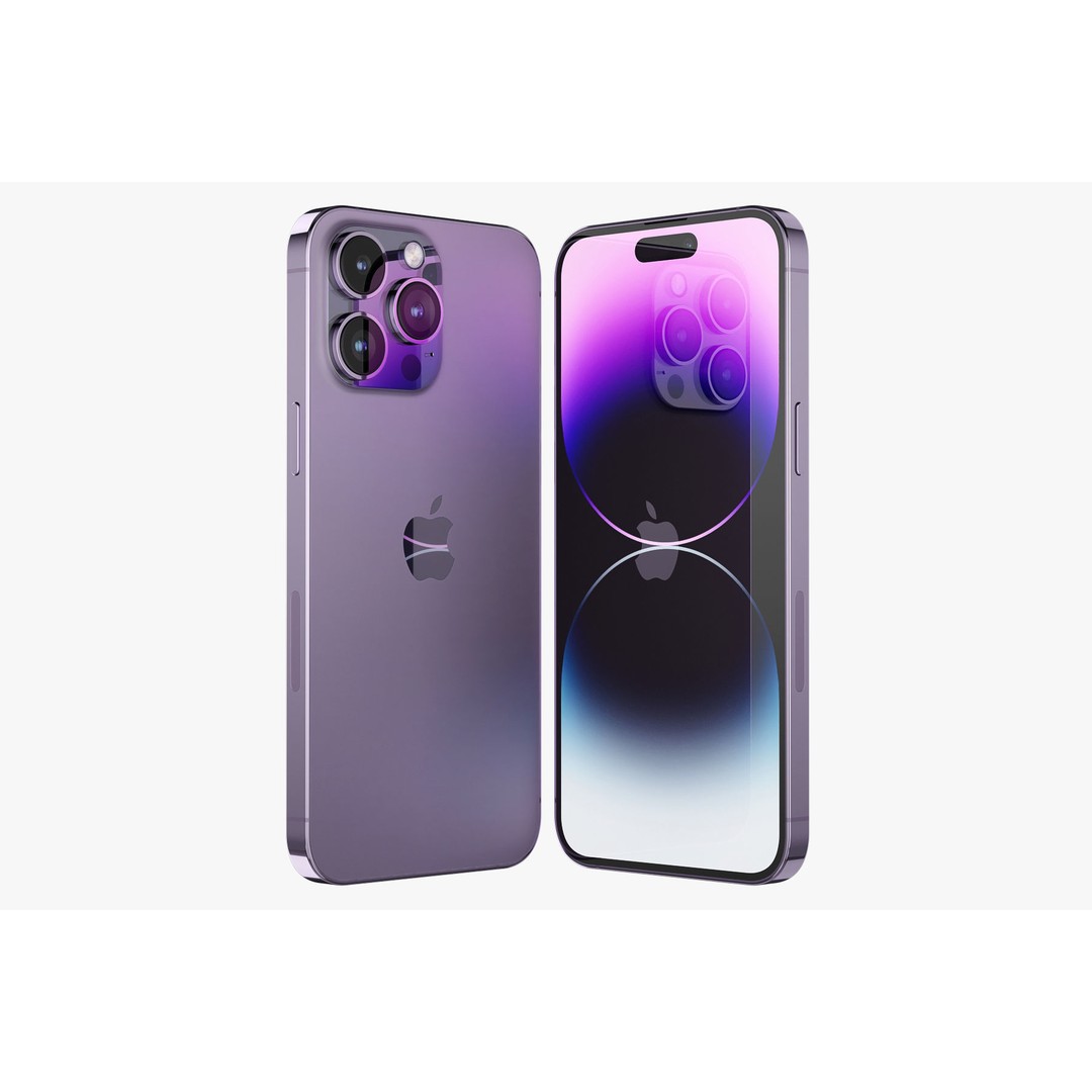 Apple iPhone 14 3D Model – Realistic PBR Game-Ready Asset, FBX, OBJ - View 61