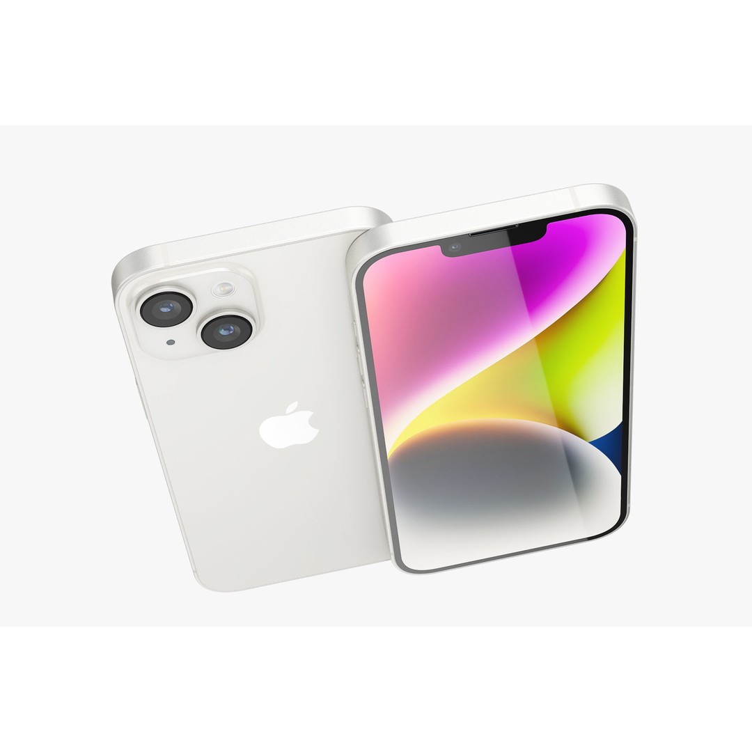 Apple iPhone 14 3D Model – Realistic PBR Game-Ready Asset, FBX, OBJ - View 63