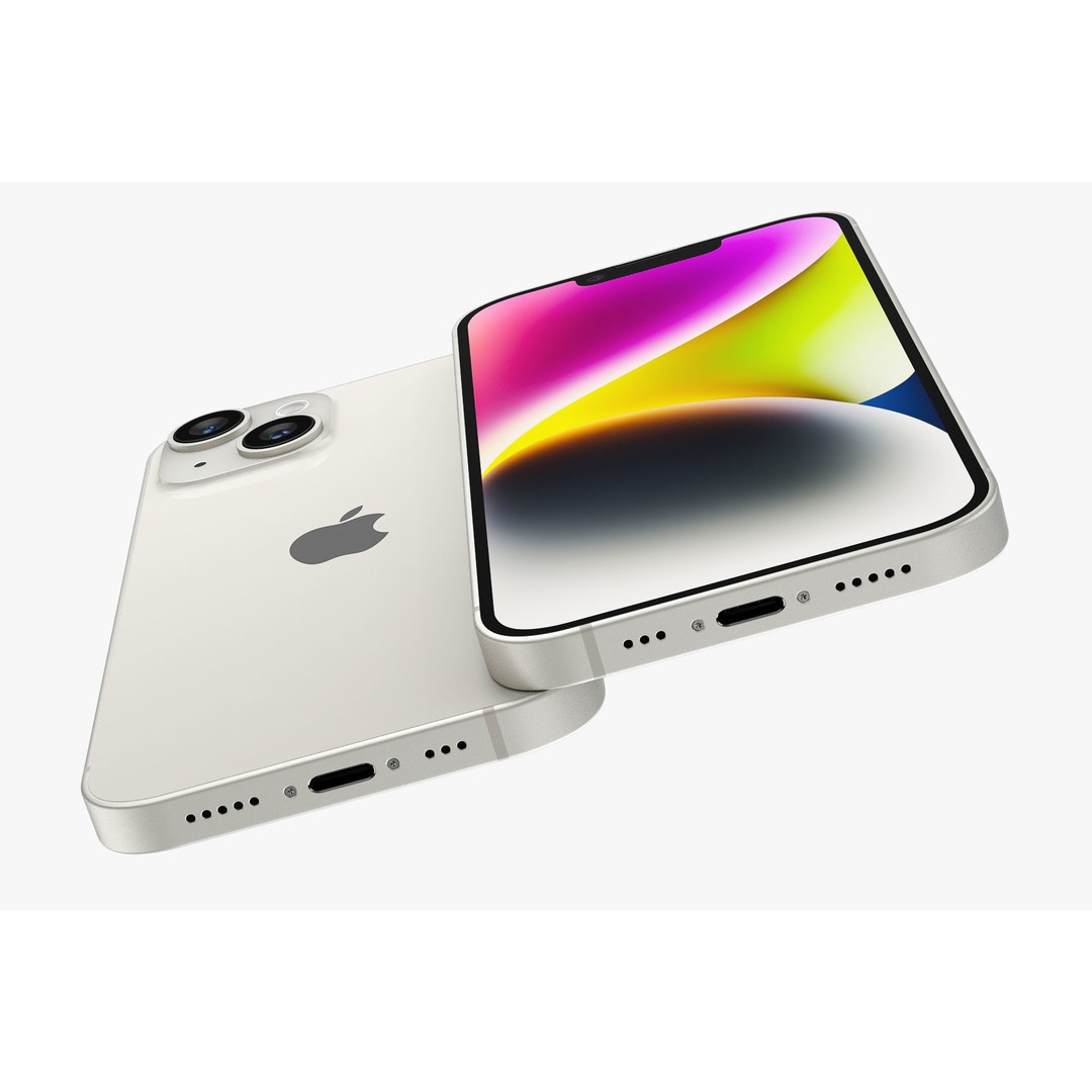 Apple iPhone 14 3D Model – Realistic PBR Game-Ready Asset, FBX, OBJ - View 64