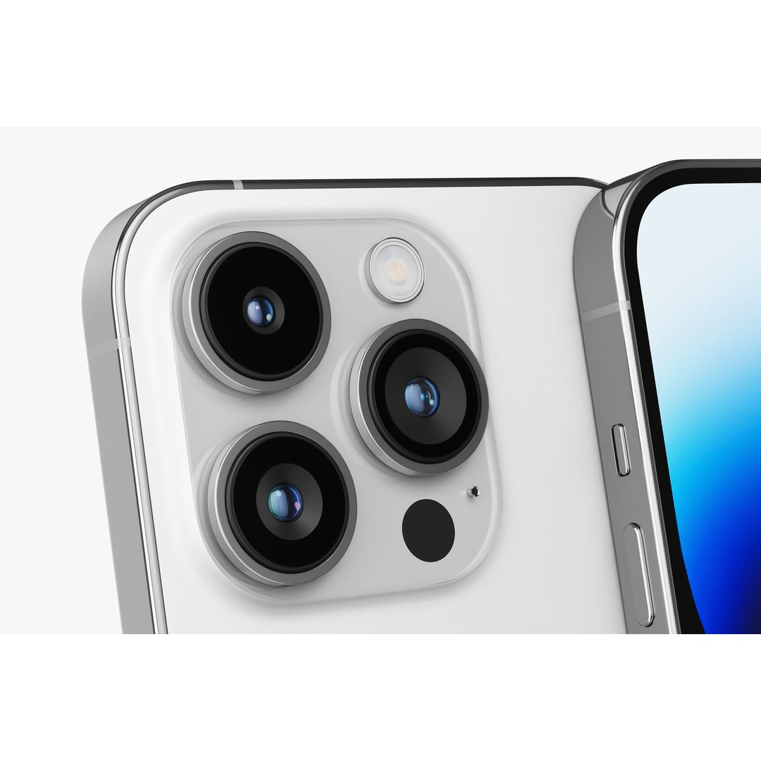 Apple iPhone 14 3D Model – Realistic PBR Game-Ready Asset, FBX, OBJ - View 7