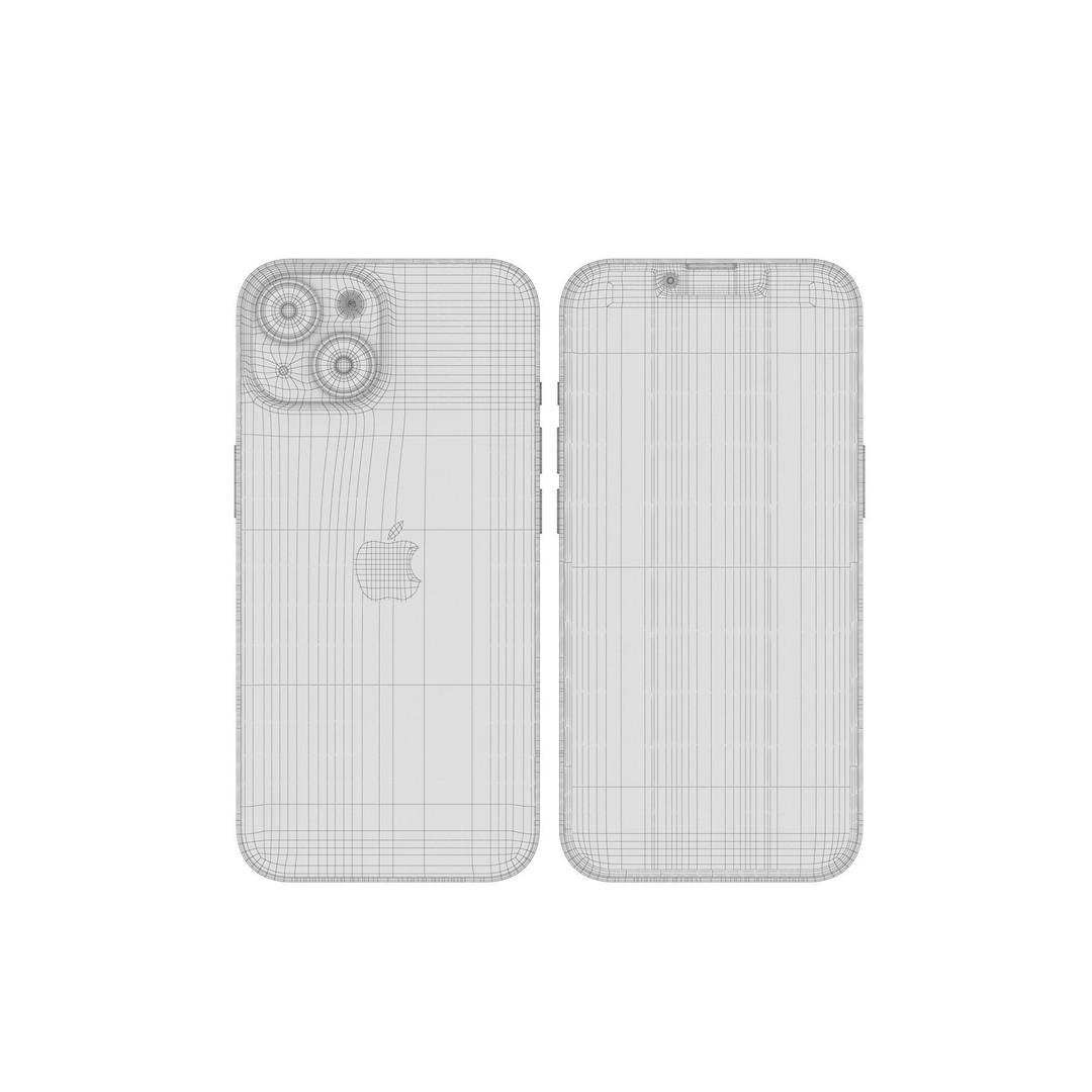 Apple iPhone 14 3D Model – Realistic PBR Game-Ready Asset, FBX, OBJ - View 70