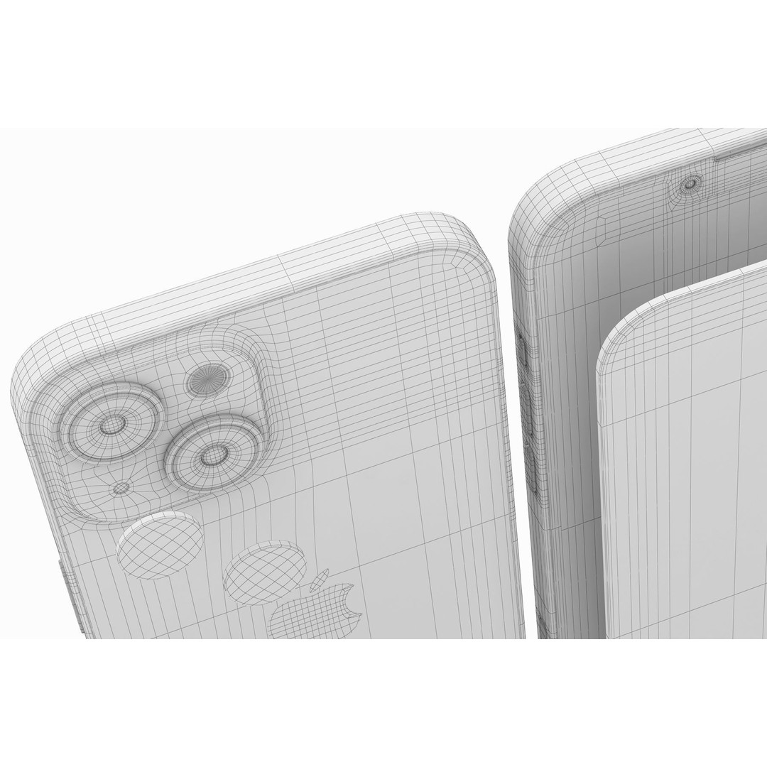 Apple iPhone 14 3D Model – Realistic PBR Game-Ready Asset, FBX, OBJ - View 71