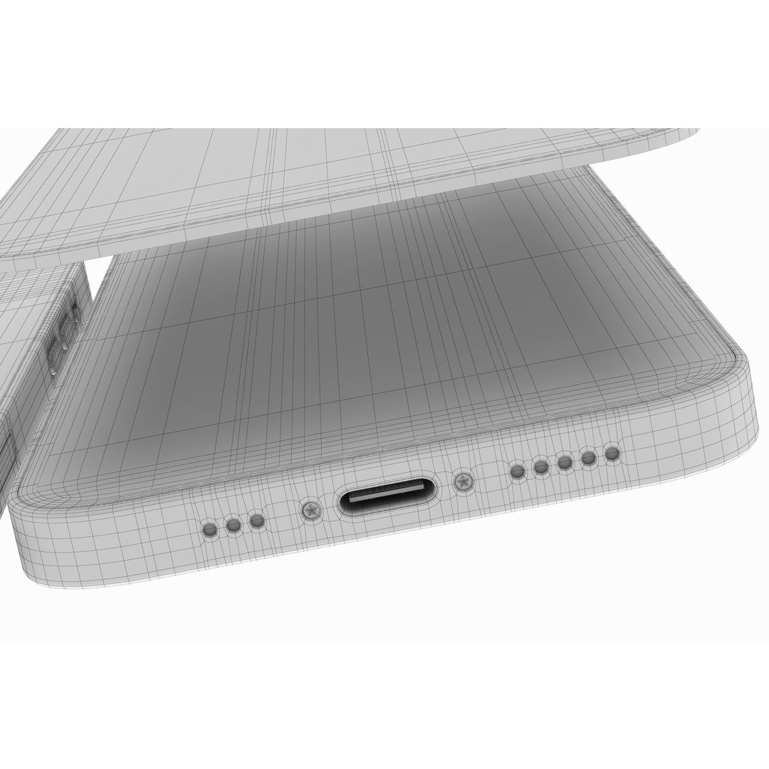 Apple iPhone 14 3D Model – Realistic PBR Game-Ready Asset, FBX, OBJ - View 72