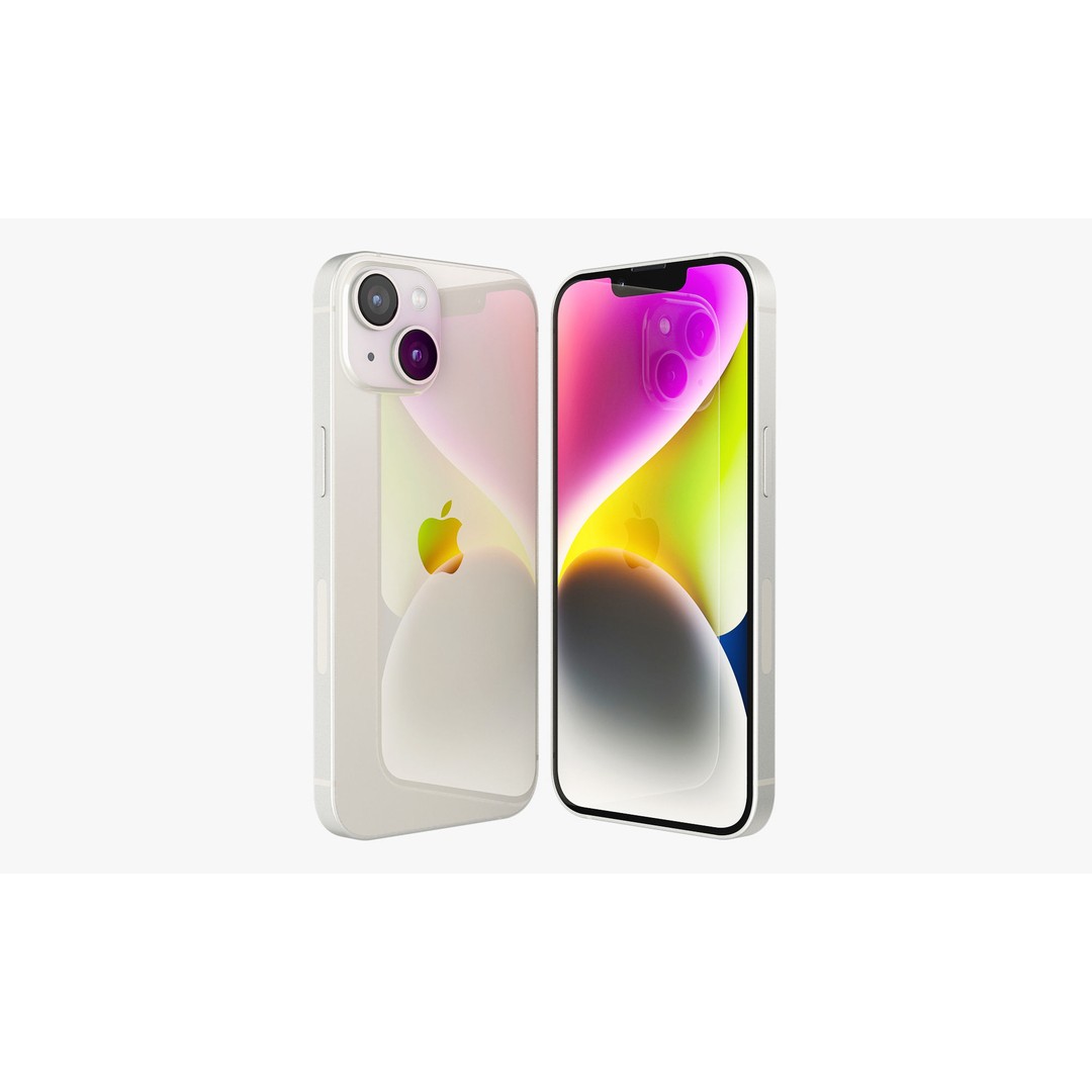 Apple iPhone 14 3D Model – Realistic PBR Game-Ready Asset, FBX, OBJ - View 80