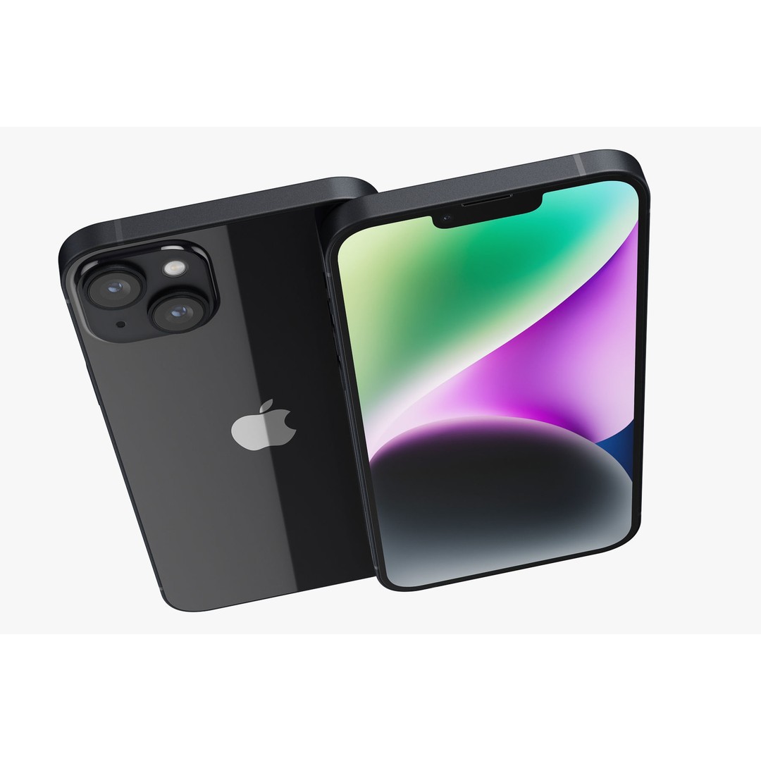 Apple iPhone 14 3D Model – Realistic PBR Game-Ready Asset, FBX, OBJ - View 84