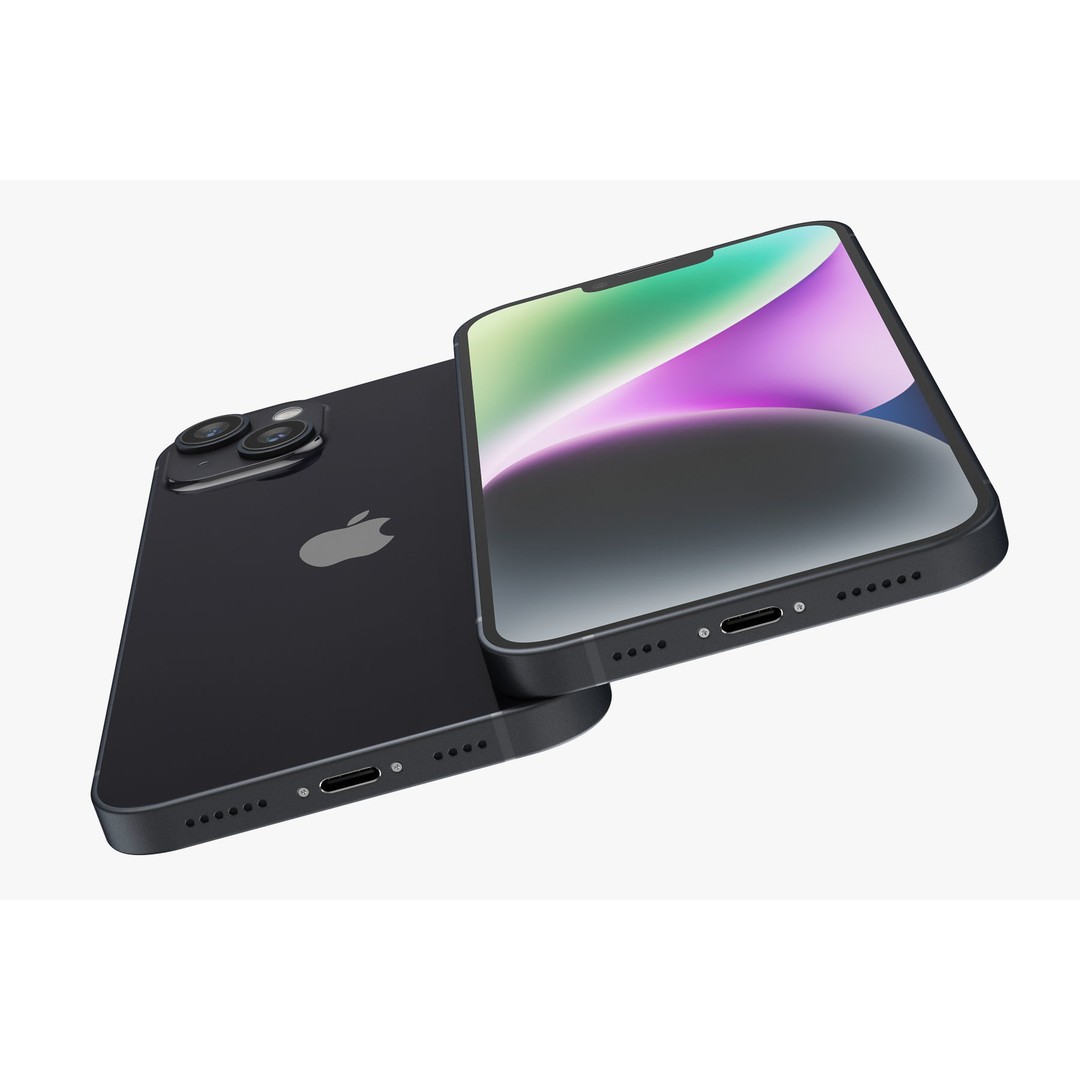 Apple iPhone 14 3D Model – Realistic PBR Game-Ready Asset, FBX, OBJ - View 85