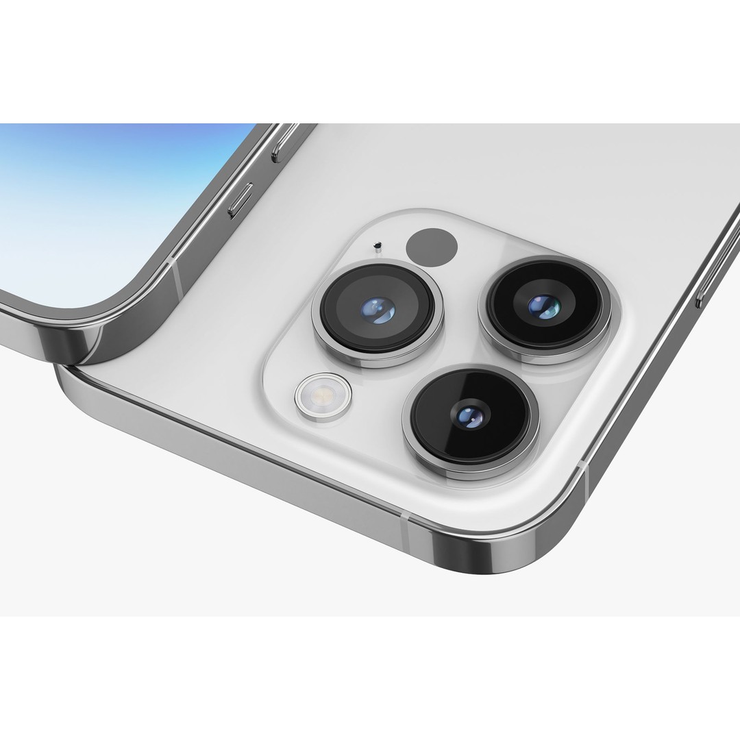 Apple iPhone 14 3D Model – Realistic PBR Game-Ready Asset, FBX, OBJ - View 9