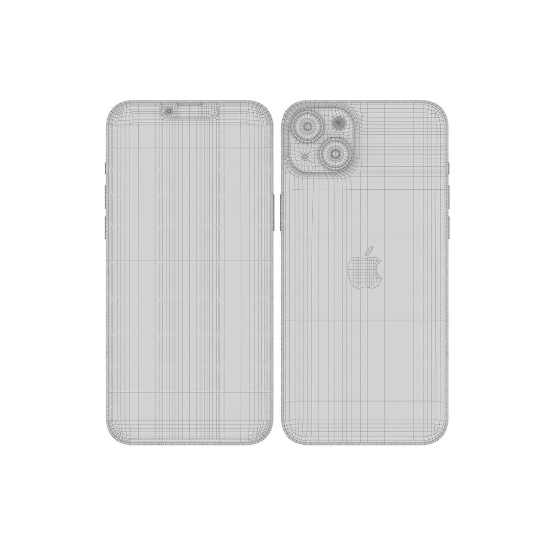 Apple iPhone 14 3D Model – Realistic PBR Game-Ready Asset, FBX, OBJ - View 92