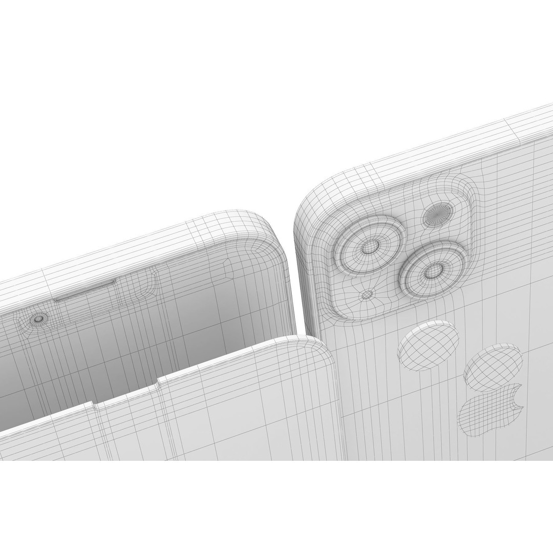 Apple iPhone 14 3D Model – Realistic PBR Game-Ready Asset, FBX, OBJ - View 93