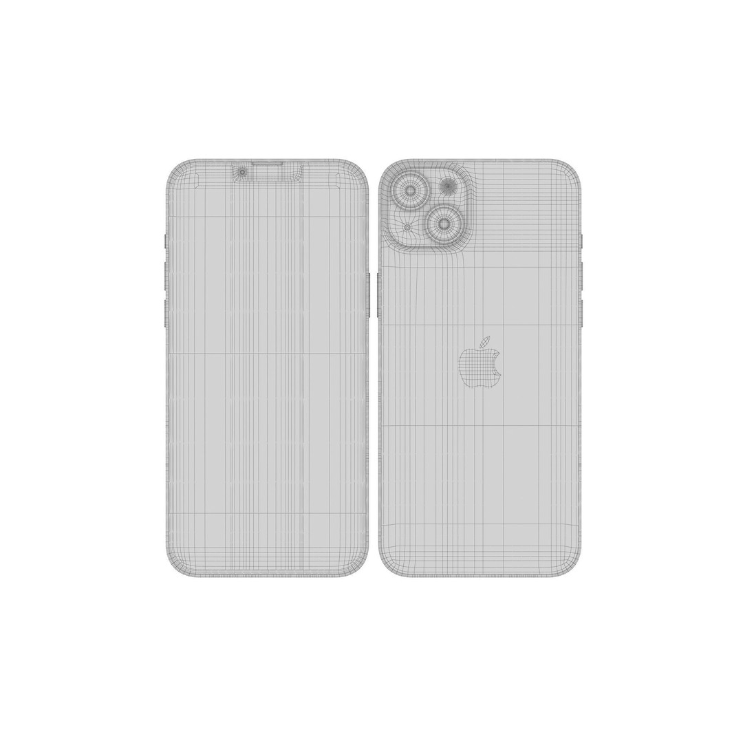 Apple iPhone 14 3D Model – Realistic PBR Game-Ready Asset, FBX, OBJ - View 96
