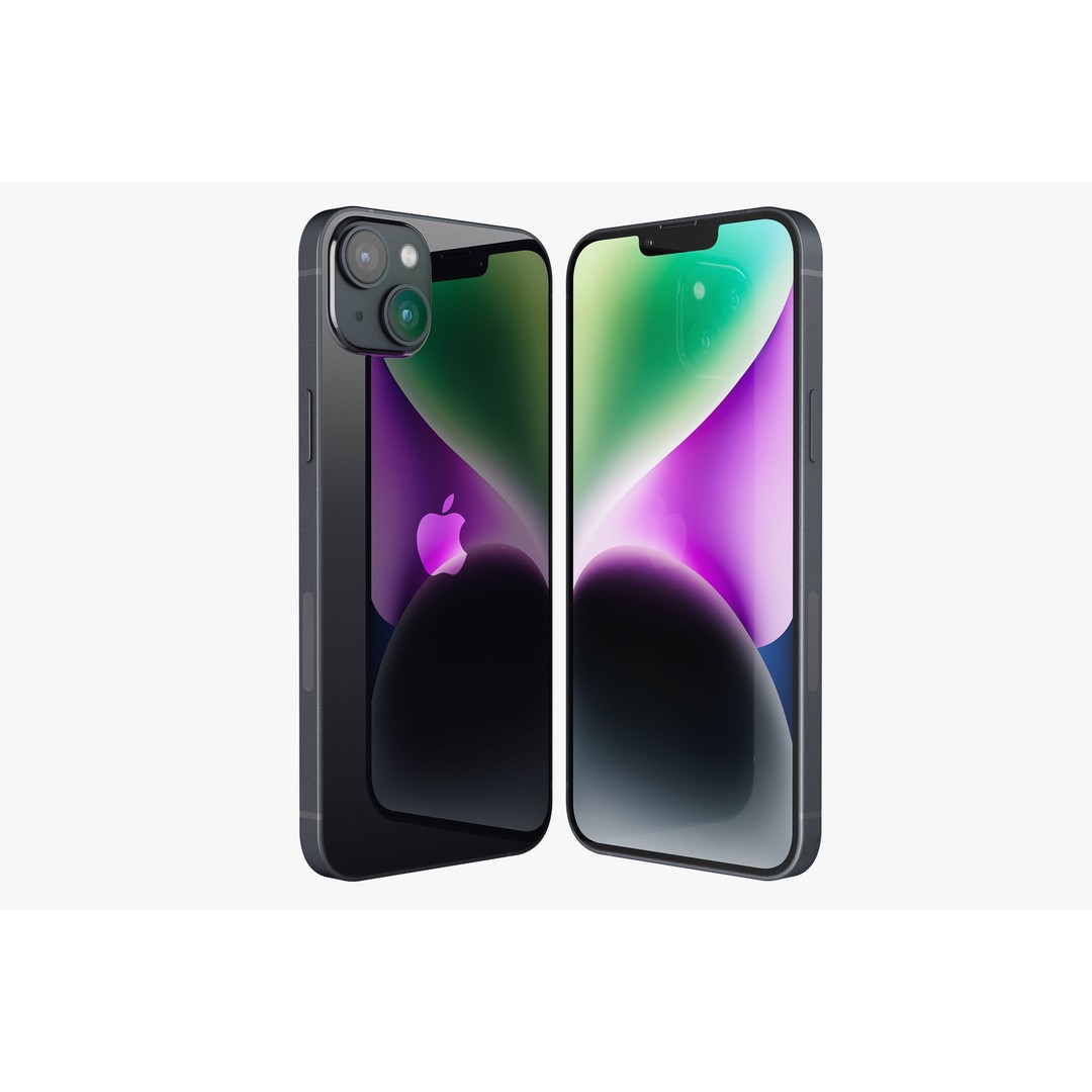 Apple iPhone 14 3D Model – Realistic PBR Game-Ready Asset, FBX, OBJ - View 97