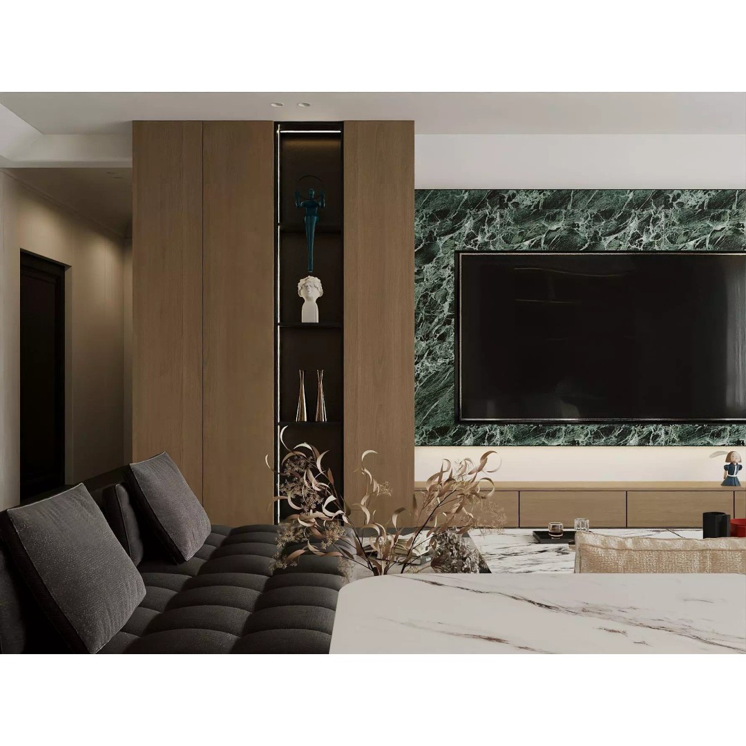 Modern Luxury Dining Space 3D Model – Open Kitchen Island, FBX/OBJ - View 13