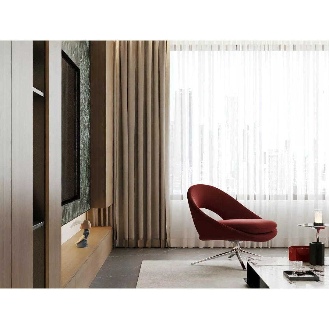 Modern Luxury Dining Space 3D Model – Open Kitchen Island, FBX/OBJ - View 17