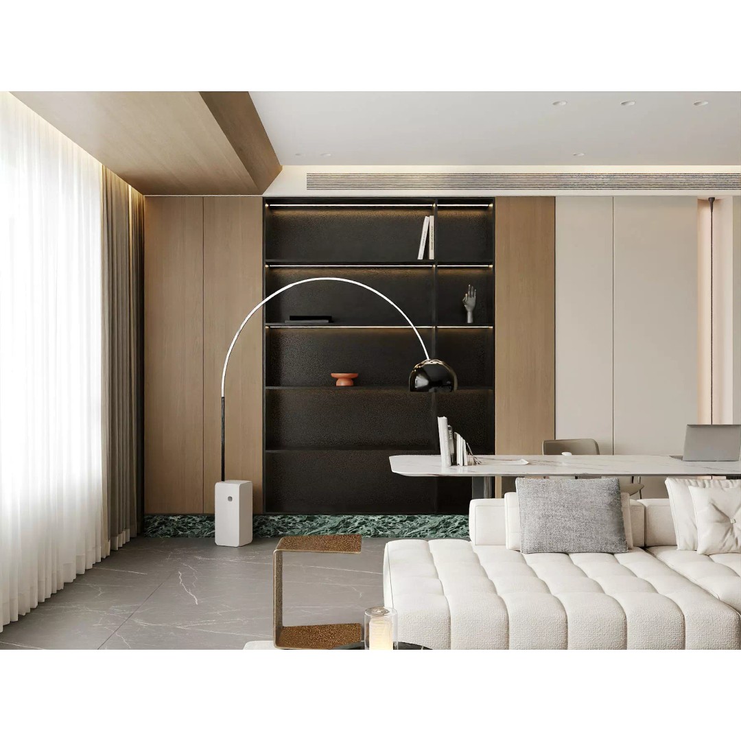 Modern Luxury Dining Space 3D Model – Open Kitchen Island, FBX/OBJ - View 7