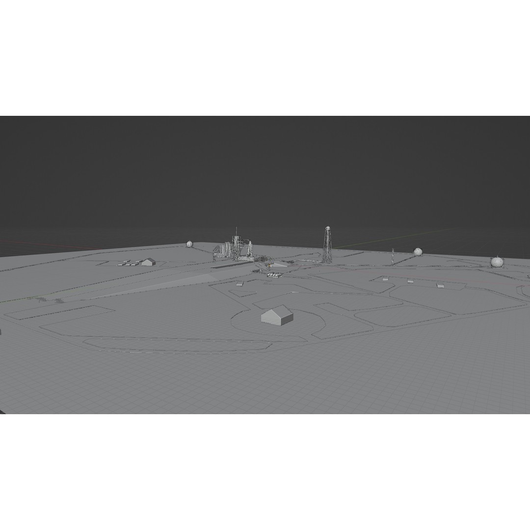 Kennedy Space Center Launch Complex 39-A 3D Model – Low Poly Game Asset, FBX - View 20