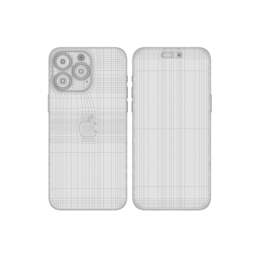 Apple iPhone 14 Pro MAX 3D Model – Realistic PBR Asset, OBJ, FBX, Blender - View 22