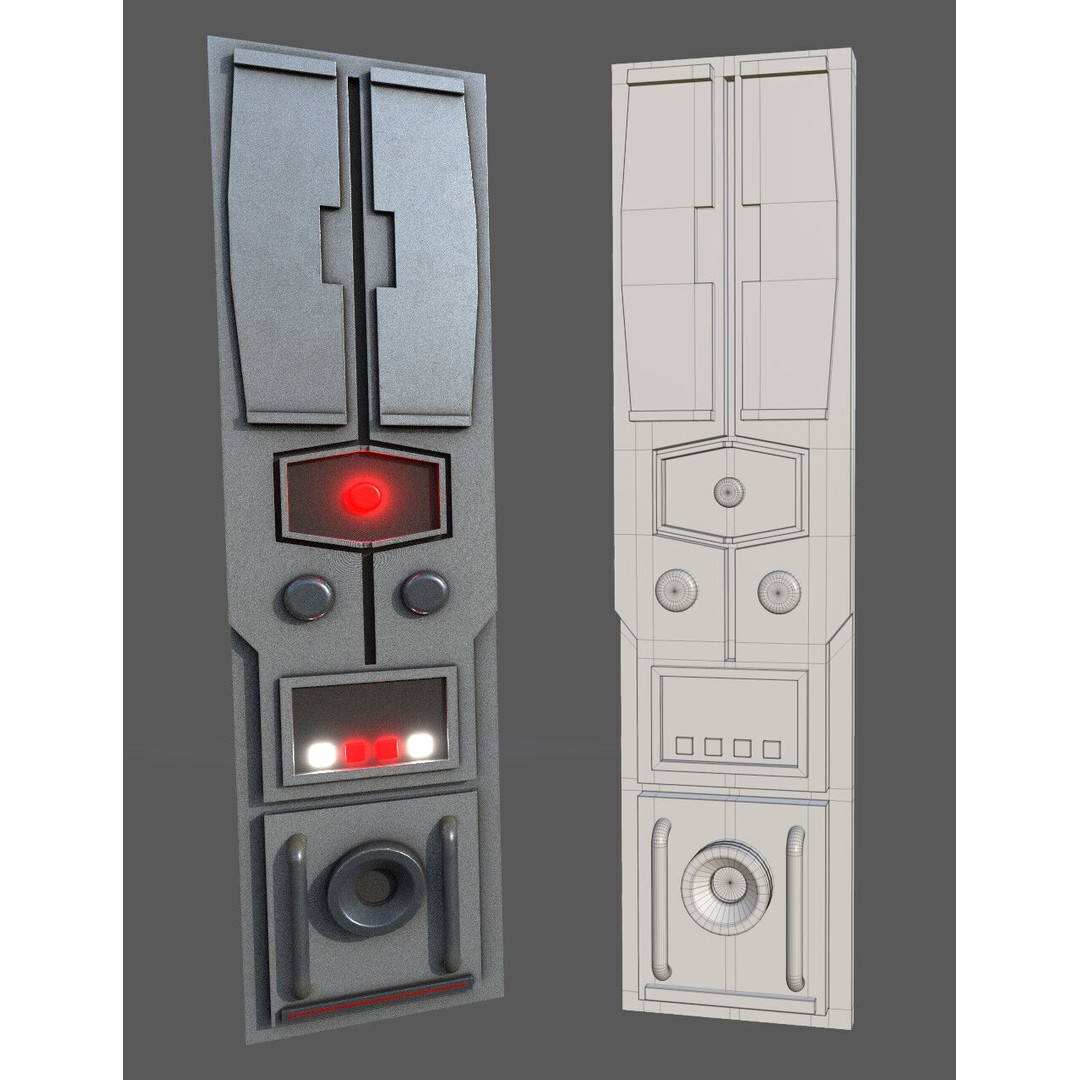 Naboo Theed Core 3D Model – Low Poly Sci-Fi Asset, FBX, PBR - View 17