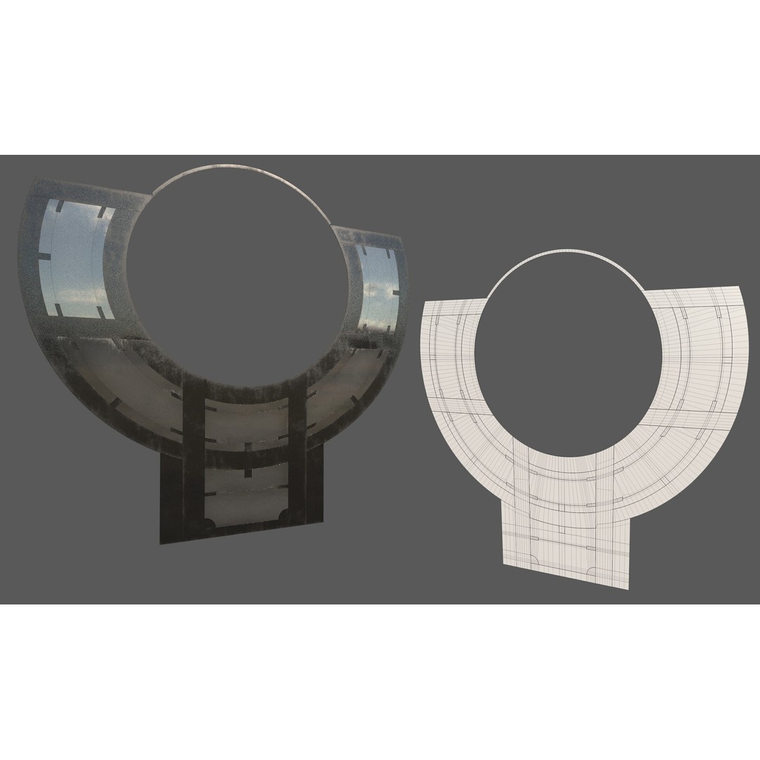 Naboo Theed Core 3D Model – Low Poly Sci-Fi Asset, FBX, PBR - View 20