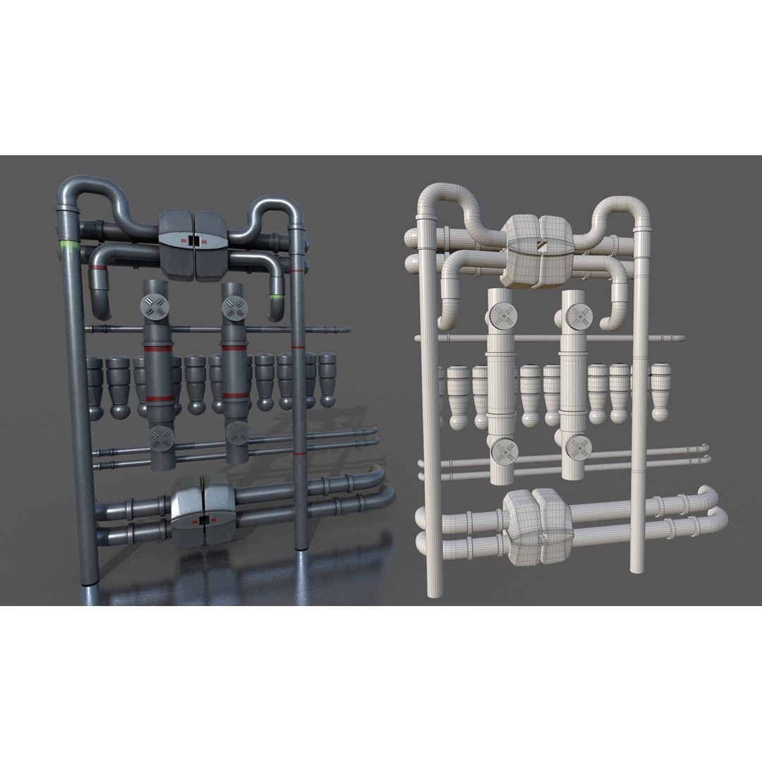Naboo Theed Core 3D Model – Low Poly Sci-Fi Asset, FBX, PBR - View 23