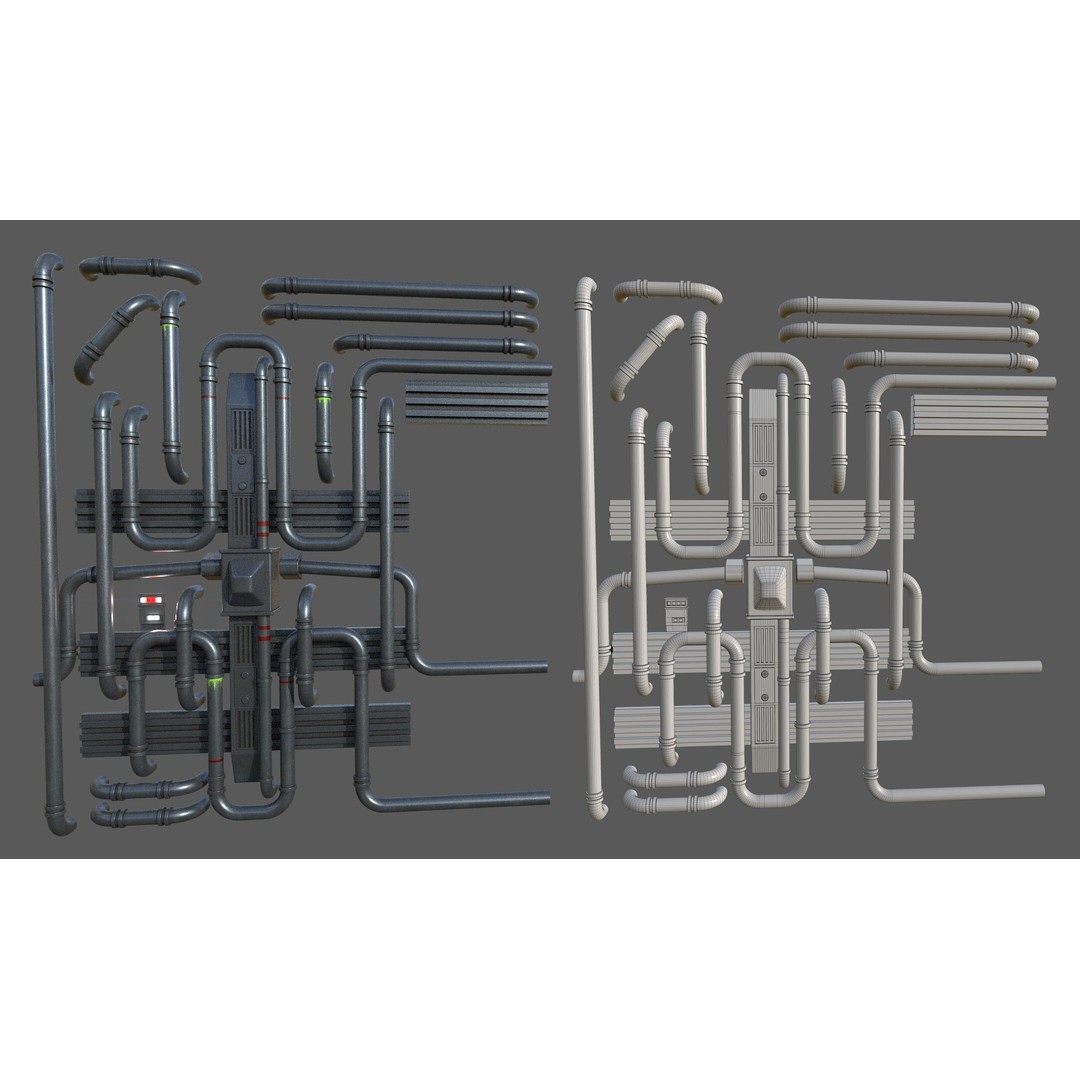 Naboo Theed Core 3D Model – Low Poly Sci-Fi Asset, FBX, PBR - View 24