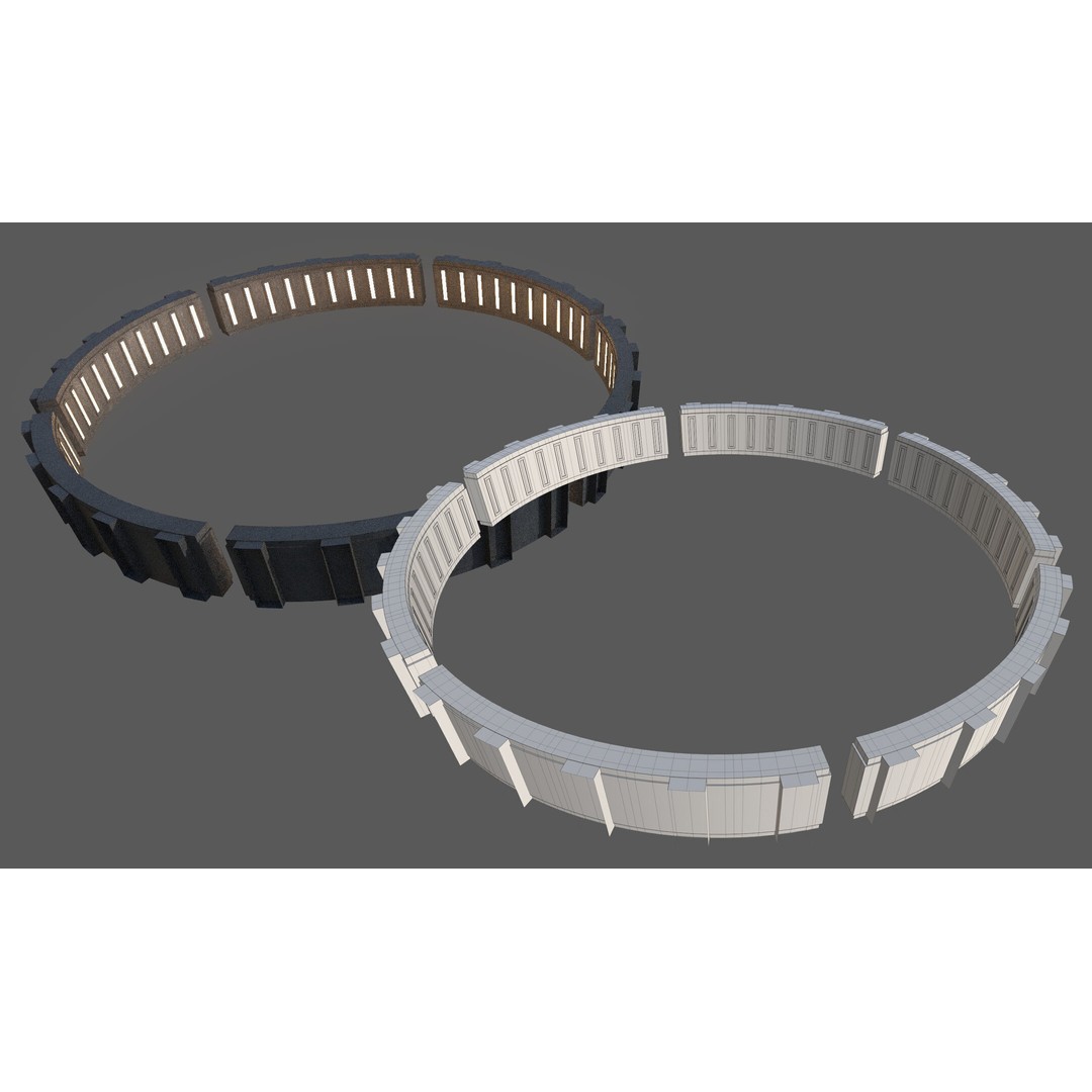 Naboo Theed Core 3D Model – Low Poly Sci-Fi Asset, FBX, PBR - View 25