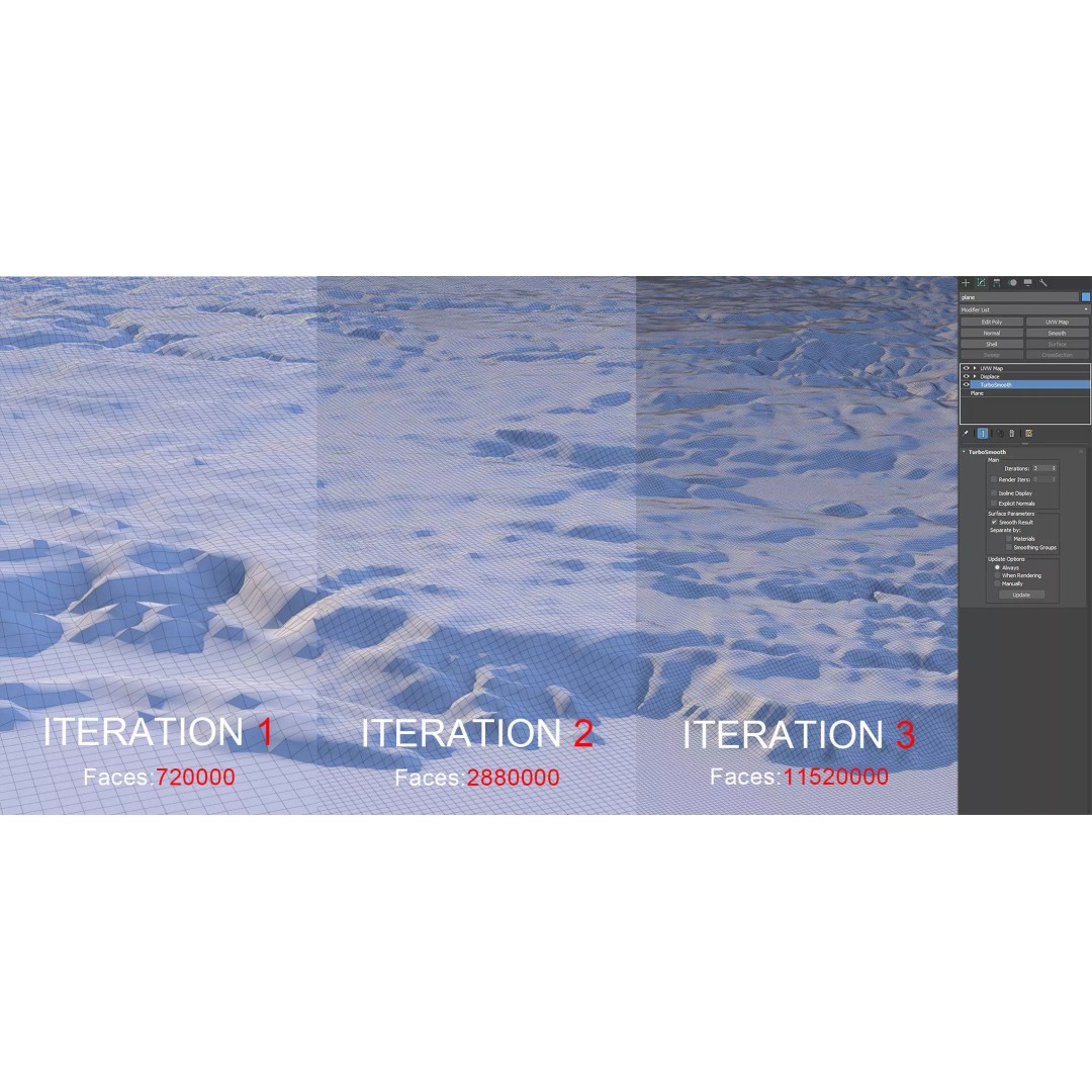 Montenegro Map 3D Model – Realistic Satellite Terrain, FBX/OBJ - View 16