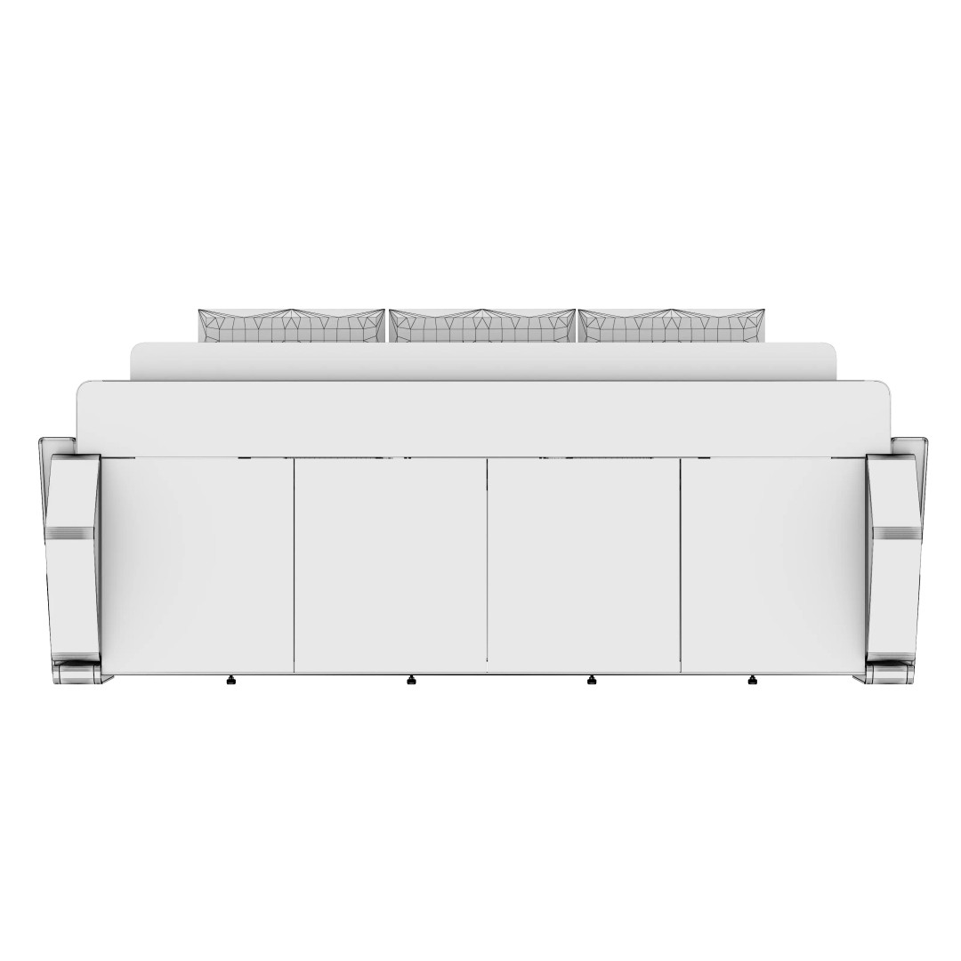 Control Room Desk 3D Model – Game-Ready Interior Furniture, FBX, OBJ - View 19